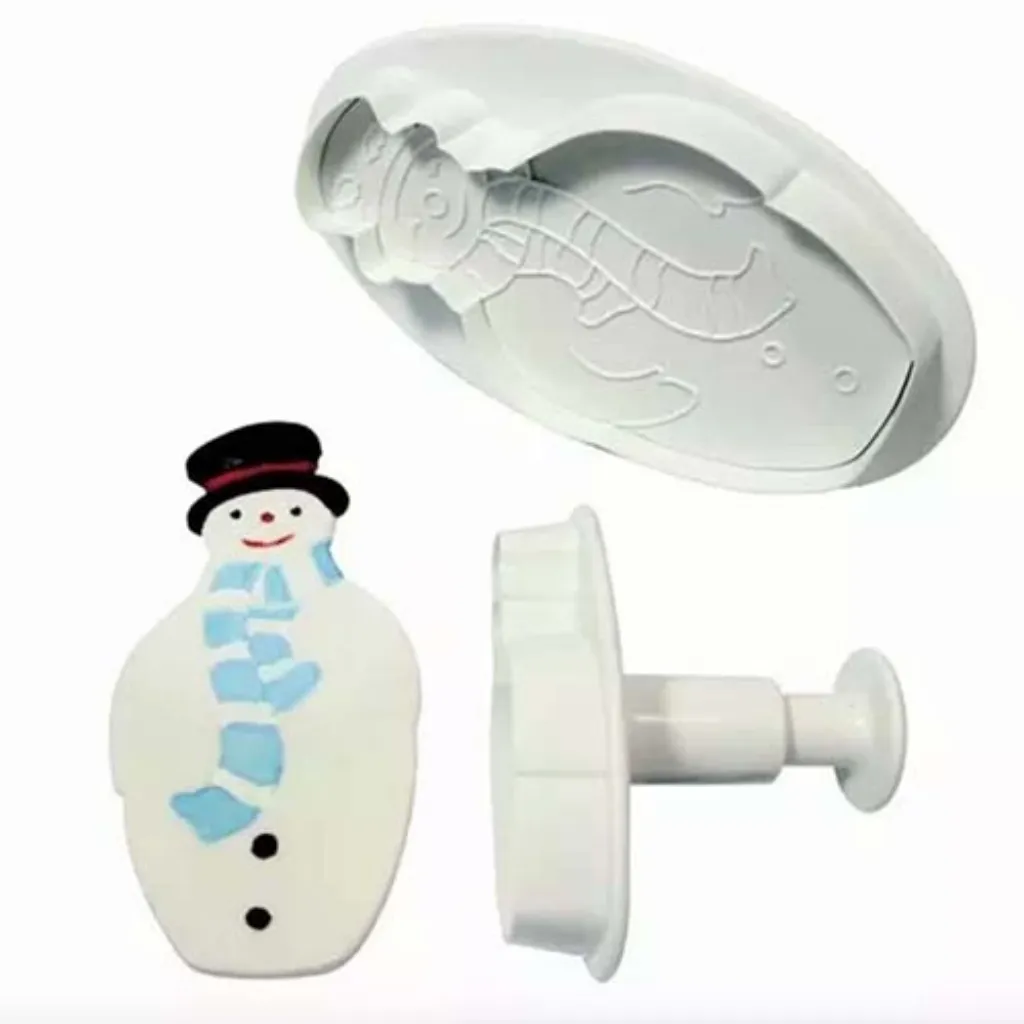 Imagem de Conjunto de 2 cortadores de boneco de neve