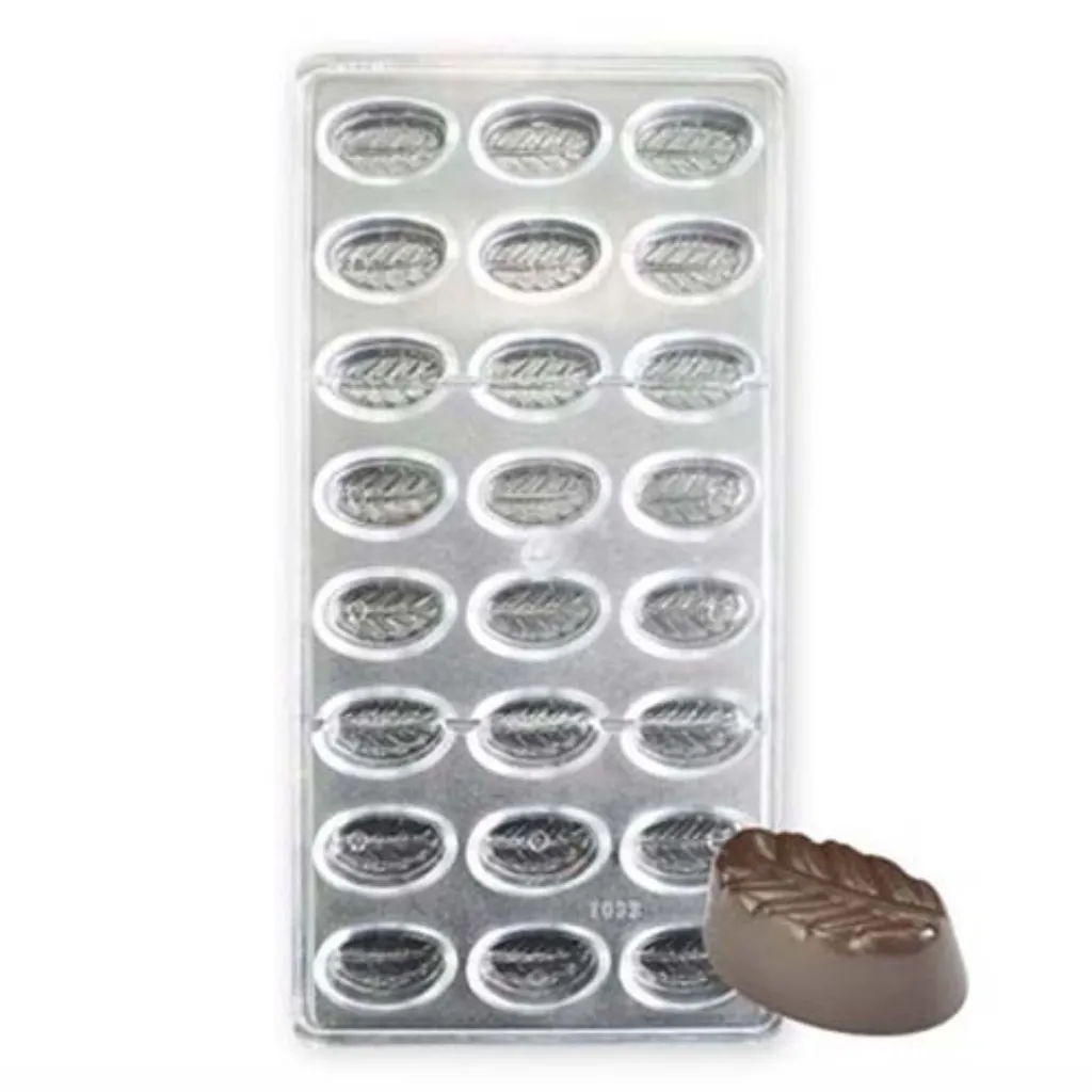 Imagem de Molde para chocolate de folha em policarbonato