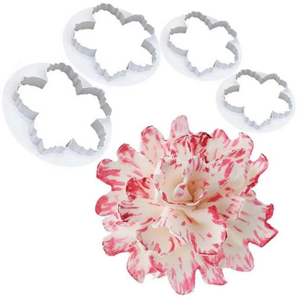 Imagem de Conjunto de 4 cortadores de flor