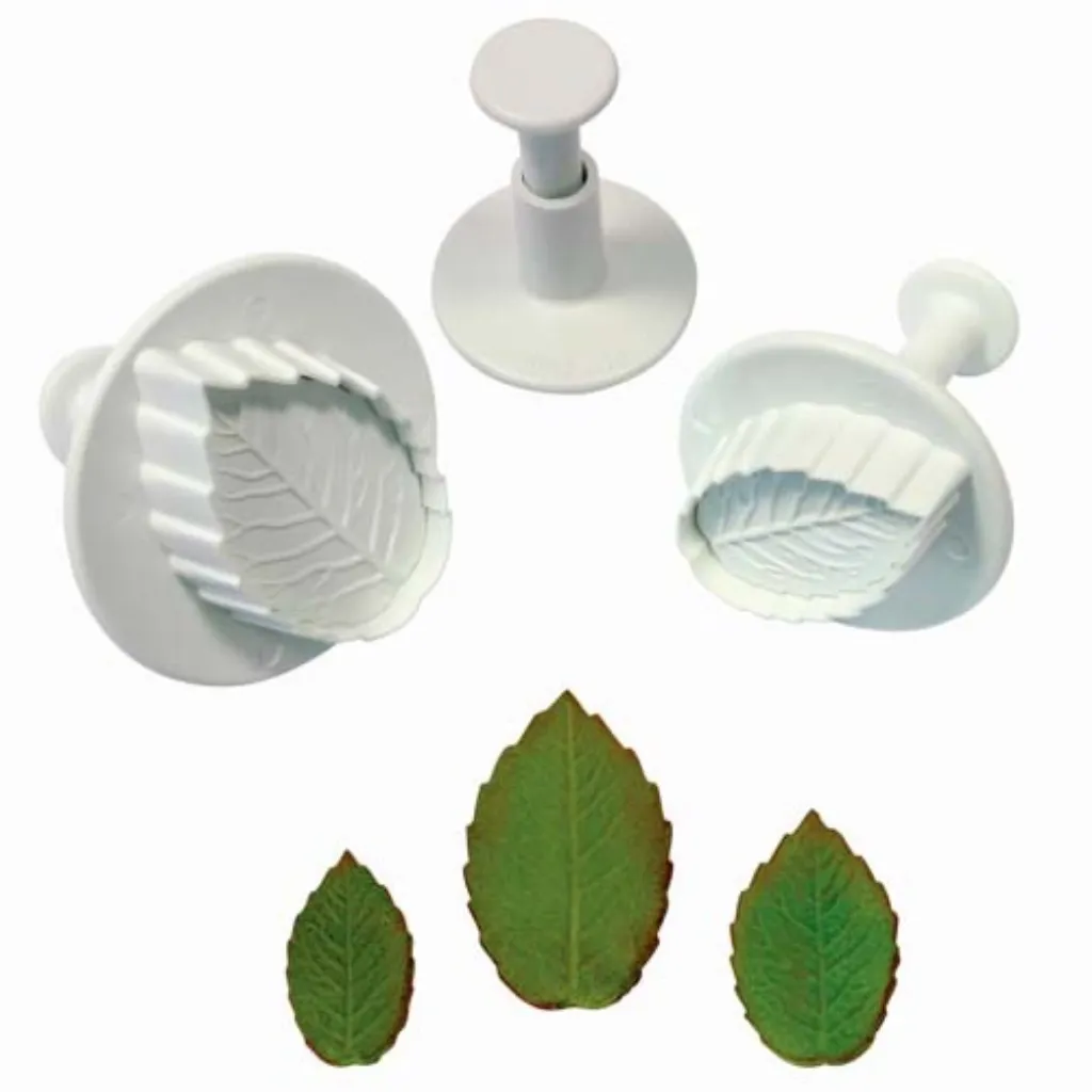 Imagem de Conjunto de 3 cortadores de flor pequena