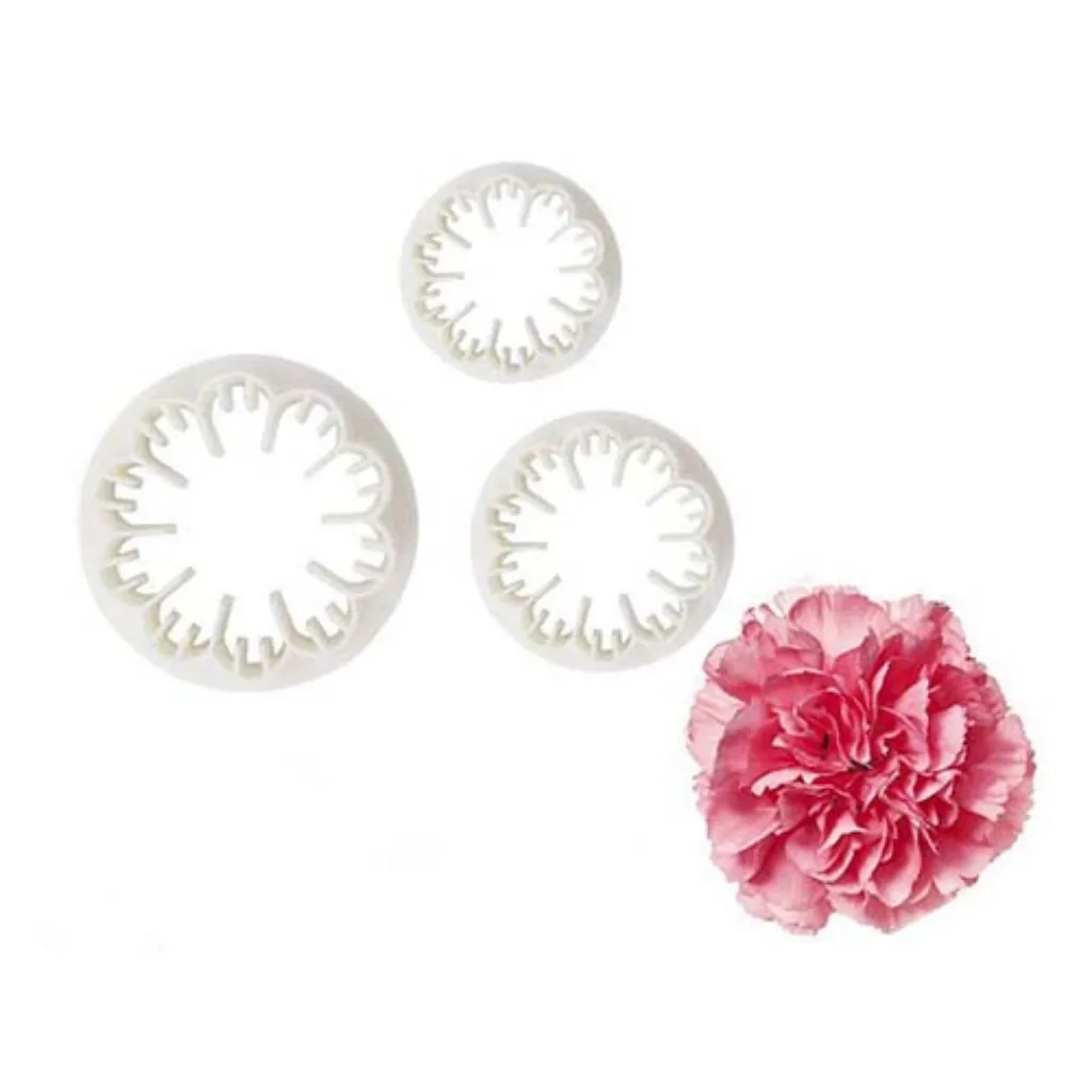 Imagem de Conjunto de 3 cortadores de flor simples