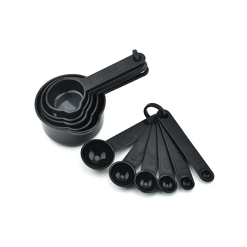 Imagem de Conjunto de 4 copos medidores pretos